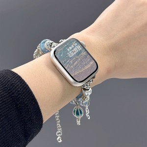 Mignon petit monstre perlé <span class=keywords><strong>bracelet</strong></span> de montre intelligente pour <span class=keywords><strong>Apple</strong></span> <span class=keywords><strong>Watch</strong></span> <span class=keywords><strong>S8</strong></span>/Se plein d'énergie et de vitalité compatible avec les bracelets IWatch8/9 - Product Image 2