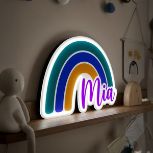 맞춤형 이름 조명 박스 (베이비 샤워 선물용, 맞춤 텍스트 및 에너지 절약형 LED 포함) - Product Image 6