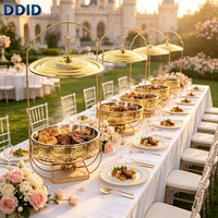 Hotel- und Restaurant-Chafing-Dish-Set aus Edelstahl (8L) mit Hängedeckel – Ideal für Bankette & Partys, Speisenwärmer und Präsentation