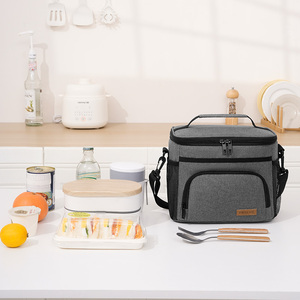 Bolsa Térmica para Almuerzo, Impermeable, de Poliéster, 9L, Bolsa de Picnic Suave para Viajes, con Logotipo Personalizado para Entrega de Alimentos - Product Image 2