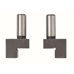 HELIOS PREISSER - 0744172 Pair of shoulder measuring inserts for external centre points <b>MICROMETERS</b> AND DIAL GAUGES - Product Image 1