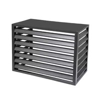 Tube carré en alliage d'aluminium, garde-corps décoratif, couvercle de protection pour unité extérieure de climatiseur en alliage d'aluminium
