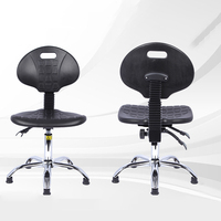Chaise antistatique réglable de style industriel ESD pour l'école, l'atelier, l'hôpital, l'entrepôt - Fabriquée en plastique