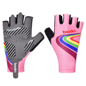 Guantes de Ciclismo BaoDun para Niños, Medios Dedos, con Almohadilla de Silicona en la Palma, para Deportes al Aire Libre - Product Image 2