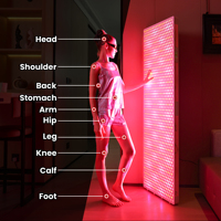 IDEATHERAPY RLPRO 8 Spectrum, Panel de Terapia de Luz Roja para Uso Doméstico, Controlado por Aplicación, Panel LED Infrarrojo Rojo, Panel de Terapia de Luz Roja