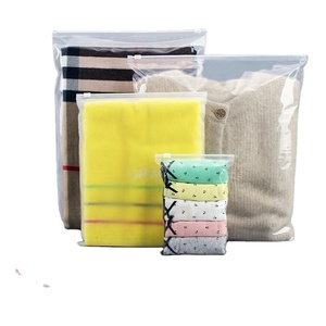 Bán Hot Matte Frosted PVC EVA Thanh TrượT Dây Kéo Túi, Bán Buôn tùy chỉnh in logo màu trắng đóng lại được thanh trượt túi nhựa - Product Image 4