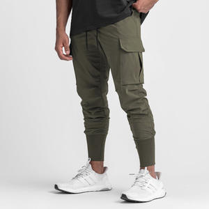 Schnellt rocknende Jogging hose für das Training Herren hose Khaki Jogger für Herren Leichte Freizeit hose mit Taschen - Product Image 4