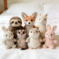 Peluche directe usine : paresseux, renard, lama, lapin – 20 cm (8 pouces) – Jouet en peluche personnalisé OEM ODM – Cadeau d'anniversaire pour enfants