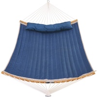 Hamac portable pour deux personnes Hamac à barre incurvée matelassée pour le camping Hamac à barre en bois pour jardin intérieur extérieur