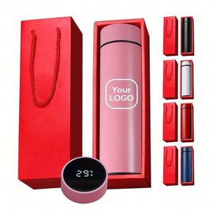 Prêt à être expédié : Bouteille d'eau isotherme en acier inoxydable à double paroi de 18 oz, 32 oz, 48 oz, 64 oz avec logo client - Product Image 1