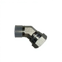 Adaptateur de tuyau hydraulique droit en acier inoxydable et acier au carbone haute résistance à l'usure