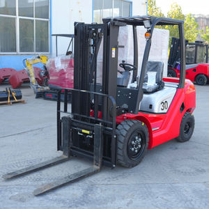 Forklift Diesel Euro 5 Diskon, Forklift Diesel 3 Ton Hidrolik Semua Medan Ban Solid 4X4 wd untuk Logistik Gudang - Product Image 4