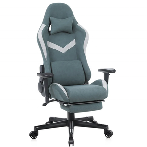 Neuankömmling Sedia Da Gaming <span class=keywords><strong>Georgia</strong></span> Alcantara Leder Stoff <span class=keywords><strong>Massage</strong></span> Lendenwirbel stütze Günstige Cadeira Gamer Gaming Stuhl für PC-Spiel - Product Image 2