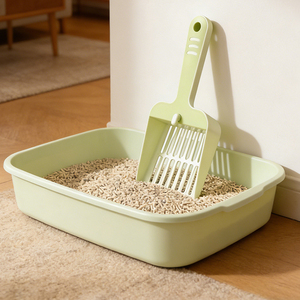 Verstelbare kattenbakschep Multifunctionele reinigingsschep voor tofu- en klontvormende kattenbakvulling - Product Image 1