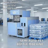 Machine de soufflage semi-automatique pour bouteilles PET de petite taille, capacité 200 ml à 5 L, état neuf, moteur principal