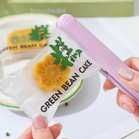 Sacs d'emballage transparents scellés à la machine pour gâteaux glacés aux haricots mungo, sacs individuels pour gâteaux glacés faits à la main, vente en gros