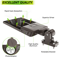 Projecteur LED NGT pour éclairage de zone 100W, garantie 5 ans, étanche IP65, éclairage routier et de parking AC, température de couleur 3000K-5700K, certifié ETL