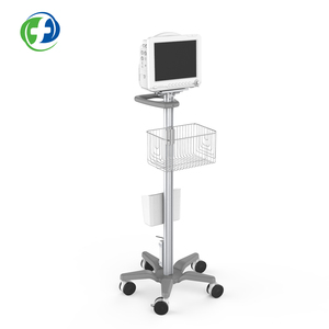 의료 유틸리티 카트 트롤리 의료 모니터 카트 필수 징후 모니터 바구니 휴대용 트롤리 - Product Image 3