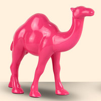 Souvenir scolaire, cadeau écologique, figurine de chameau en polyrésine peinte à la main, ornement décoratif pour la maison