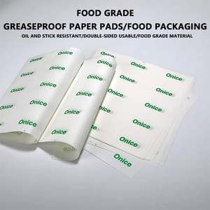 Custom Logo Printing Food Grade Greaseproof Wrappers for Burgers Sandwiches Bread Cookies Single Side Coating for Screen - Product Image 2