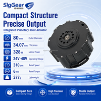 SigGear 80mm BLDC Planetengetriebemotor 328W 24-48V 6Nm 310RPM Roboter-Gelenkantrieb für Vierbeiniger Roboterhund