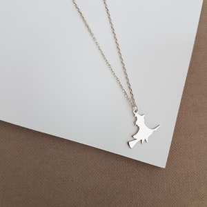 Mujeres Halloween <span class=keywords><strong>Bruja</strong></span> Collares <span class=keywords><strong>Bruja</strong></span> PVD 18K Oro Plata <span class=keywords><strong>Bruja</strong></span> voladora <span class=keywords><strong>en</strong></span> La <span class=keywords><strong>escoba</strong></span> Encanto Collar Regalo - Product Image 6