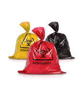 Sac à déchets pour autoclave biohazard avec bande indicatrice de stérilisation à la vapeur irréversible intégrée pour stérilisateur à vapeur 121 ℃   134 ℃