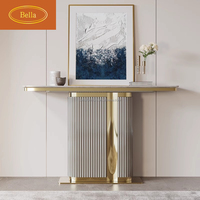 Table console moderne de luxe pour hall et hôtel meubles de salon avec miroir pour cuisine blanchisserie et table console