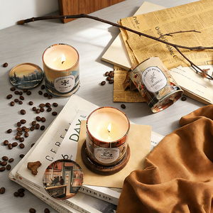 Bougies parfumées en gros pour les fêtes de Diwali, en boîtes métalliques, aromathérapie non toxique, combustion propre, parfum artisanal pour la décoration intérieure - Product Image 2