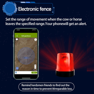 Ahguep thương hiệu thời gian thực GPS Tracker 4G gia súc cừu định vị cổ áo không thấm nước chăn thả chống trộm GSM GLONASS Beidou AGPS lbs <span class=keywords><strong>PC</strong></span> - Product Image 3