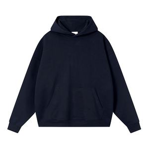 DH78059 Sudadera con Capucha Antiestática de 380g, Estilo Terry, con Capucha y Cordones en los Hombros, Color Sólido, Nueva Moda, Sudadera de Poliéster/Algodón para Hombre - Product Image 4