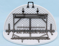 Table Ronde Pliante en Plastique pour Événements, Mariages, Tables à Manger Rondes en Plastique, Vente Chaude, 5 pieds, 6 pieds, 8 pieds