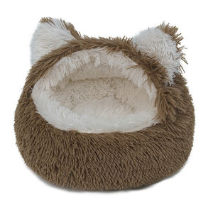 Fluffy Soft Anti Ansiedad Cama para mascotas Uso en interiores Lavable a máquina para gatos Perros <span class=keywords><strong>Cozy</strong></span> Pet Sleeping <span class=keywords><strong>Bed</strong></span> - Product Image 1
