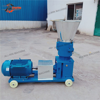 Nouvelle machine à granulés d'aliments industriels ALLWIN, moteur électrique, capacité élevée de 100 kg/h, 220V/380V, pour le traitement des grains et de la paille