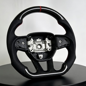 Volant sport en fibre de carbone pour <span class=keywords><strong>Dodge</strong></span> Charger, Challenger et <span class=keywords><strong>Grand</strong></span> Cherokee SRT ; Challenger GT SRT RAM Trucks - Product Image 1