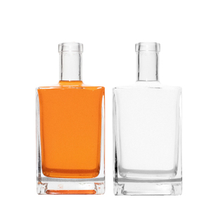 Bán buôn tùy chỉnh 500ml 700ml 750ml 1000ml thủy tinh rỗng rượu chai Vodka Tequila Whisky chai thủy tinh với niêm phong Nút Chai Nắp - Product Image 5