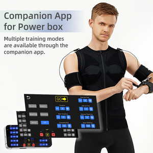 Intelligenter EMS-Trainingsanzug mit 10 Kanälen, kabelloser Ganzkörper-EMS, 20-30 Elektroden, Unisex für Krafttraining, Muskelaufbau & Regeneration - Product Image 3