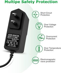 5V 2A 10W DC cung cấp điện Adapter AC/DC tường cắm sạc cho Camera An Ninh bé màn hình TV Box Raspberry-USB điện - Product Image 4