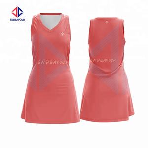 Uniformes de Netball con Chalecos, Conjuntos de Uniformes Femeninos en Blanco y Negro, Pedidos Mixtos con MOQ Bajo - Product Image 2
