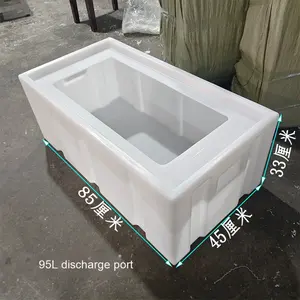 Tarro de decapado de plástico PE resistente a los álcalis ácidos 300L de gran diámetro anticorrosión <span class=keywords><strong>caja</strong></span> de cría de almacenamiento de agua para el hogar reciclable - Product Image 3