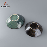 6/8/9 Zoll reaktive Glasur Farbe Salatschüssel klassisches Design Ramen Nudelschale Suppe Keramik Schüssel Geschirr Set für den heimgebrauch