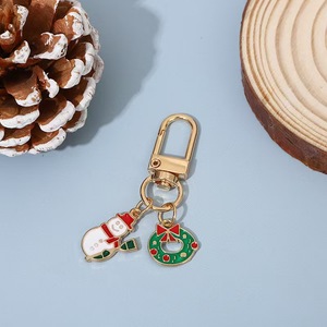 Tùy Chỉnh Men Móc Chìa Khóa Kim Loại Móc Chìa Khóa Bán Buôn Động Vật Thép Không Gỉ Motel Keychain Cho Giáng Sinh - Product Image 4