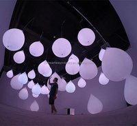 Ballon goutte d'eau DMX RGBW, ballon gonflable en forme de goutte d'eau pour la décoration d'événements
