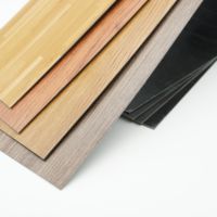 Conception moderne Planche de sol en vinyle de luxe en plastique PVC de 3mm d'épaisseur Carreaux de sol LVT à dos sec adhésifs faciles pour la maison d'usine en gros
