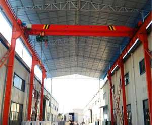 Pont roulant électrique à poutre simple de haute qualité, différentes capacités pour une utilisation en atelier, neuf, état d'occasion disponible à la vente - Product Image 6