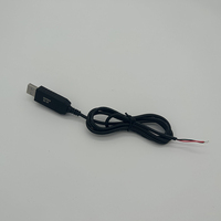 Kabel pengisi daya adaptor usb ke dc, kabel konverter step up daya output 5v ke 12v dc 5v ke 12v