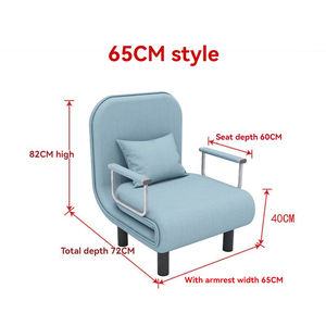 Canapé-<span class=keywords><strong>lit</strong></span> pliant multifonctionnel en tissu pour salon, canapé confortable avec coussins, gain de place, double usage - Product Image 4