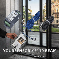 218E Sensor Pintu Otomatis Fotocell Detektor Sinar Inframerah Aktif untuk Gerbang dan Kontrol Akses