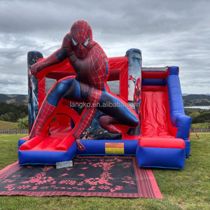 Gran Oferta: Combo Hinchable Comercial de Spider-Man con Tobogán, Castillo Saltador de Spiderman en Venta - Product Image 4