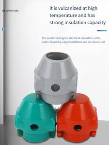 Capuchon de protection en caoutchouc de silicone RUNDE DRQ anti-oiseaux, protection de condensateur, isolation, protection - Product Image 6